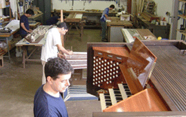 Our console and assembly department.