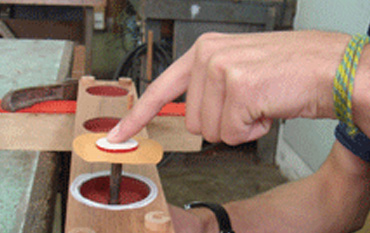 Gluing pneumatic valves.