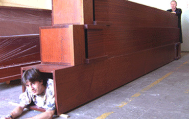 From those the size of a pencil to these 32′ giants, all of our pipes are made by hand in our factory.