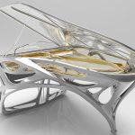 ultra modern grand piano