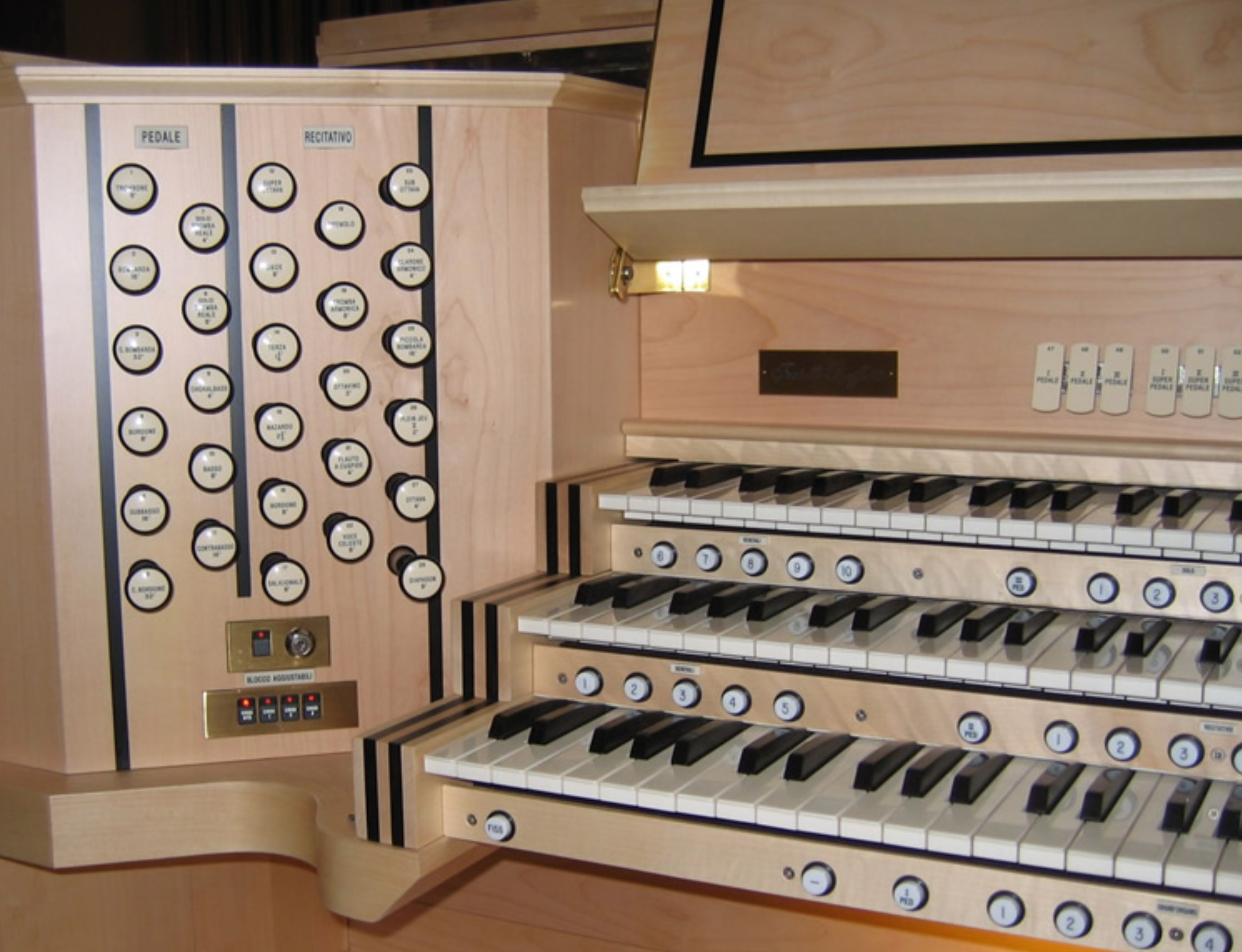 Ruffatti organ in Turin Italy