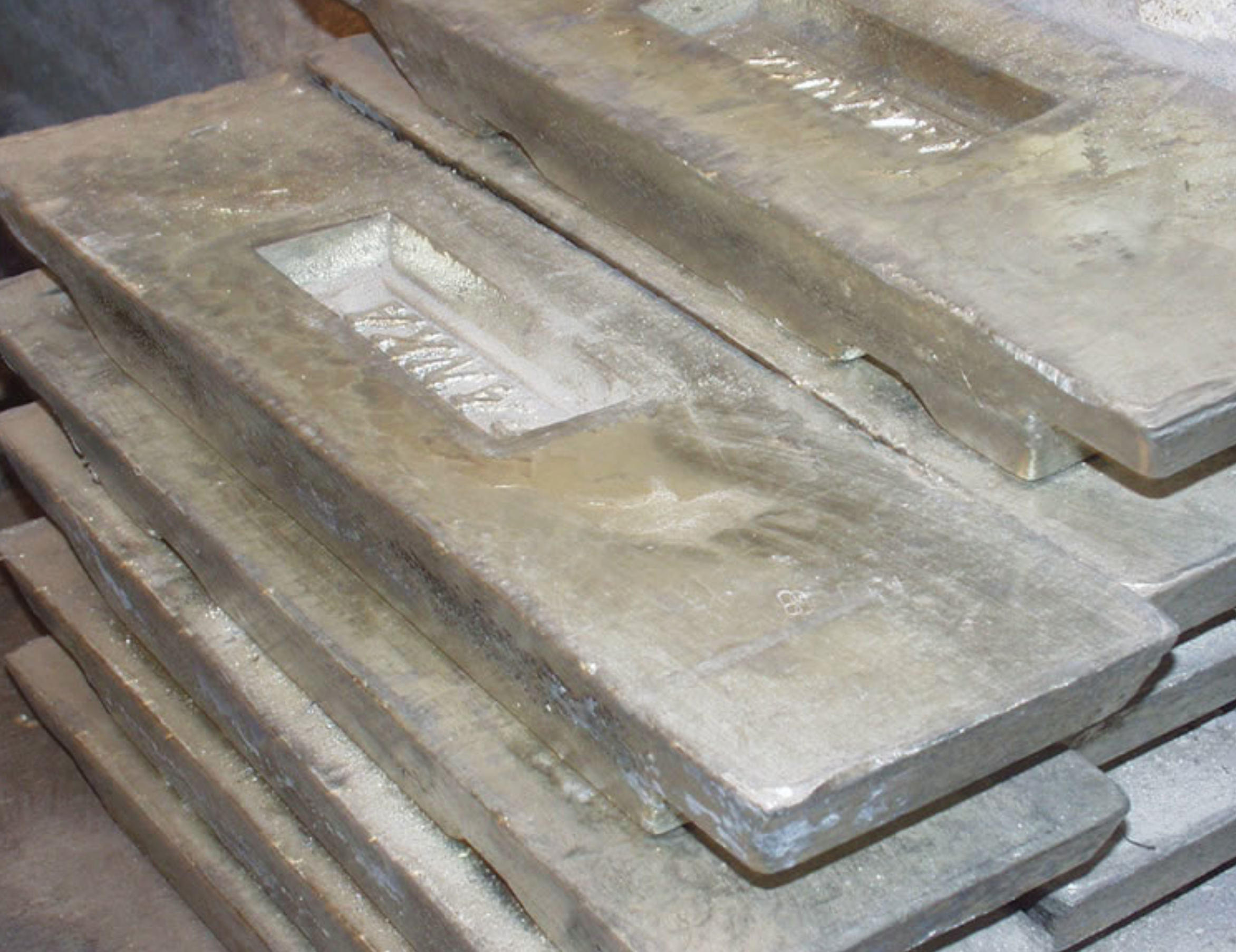 Tin ingots from Malaysia