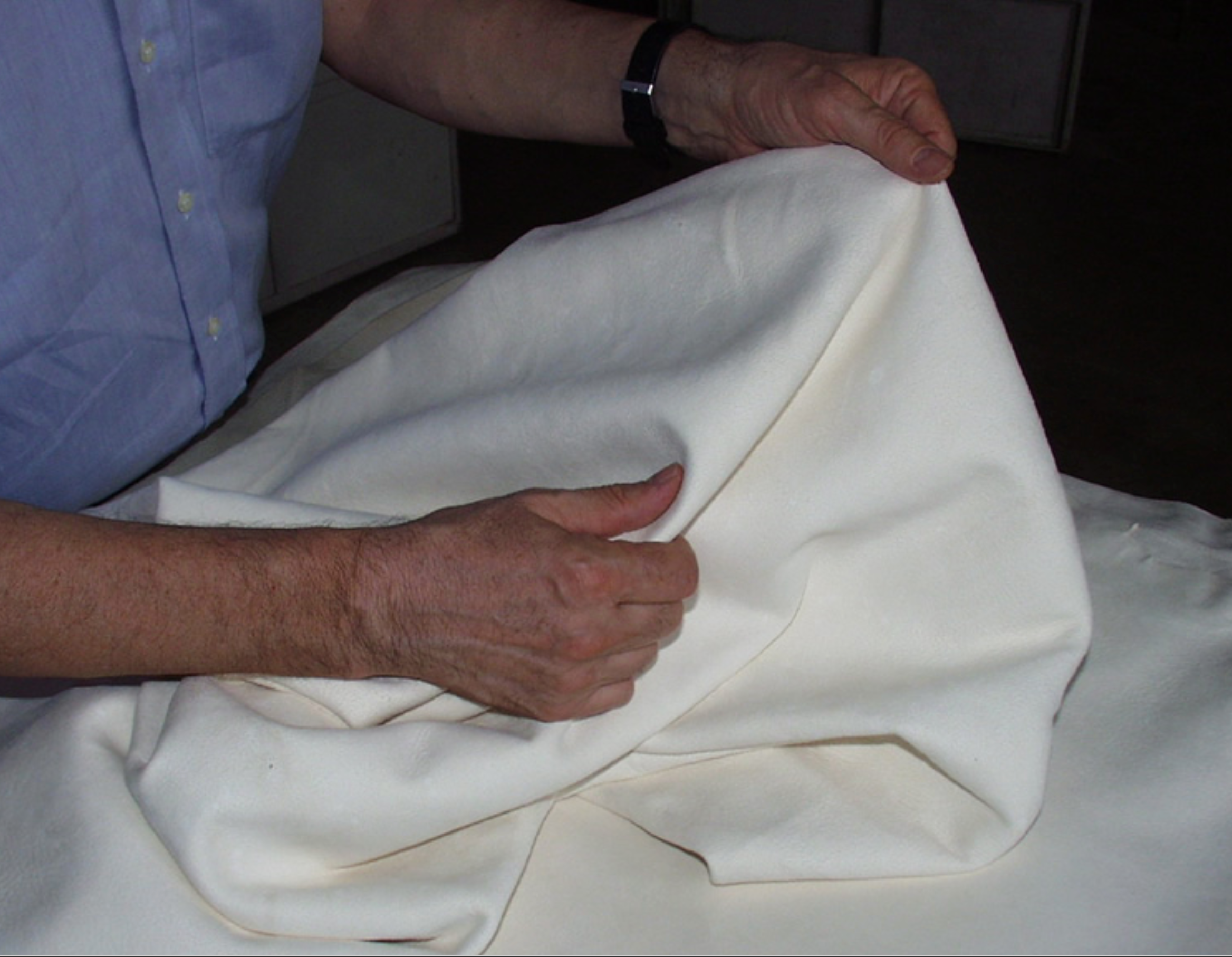 Lambskin leather is superior to cow hide in organ building