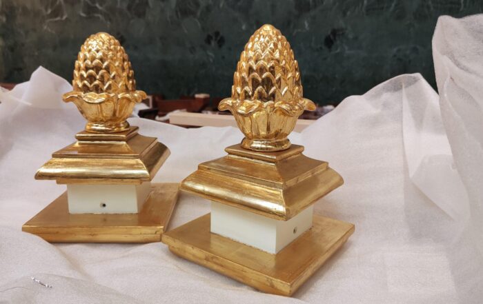 Notre Dame Seminary New Orleans Ruffatti pipe organ gold leaf finial