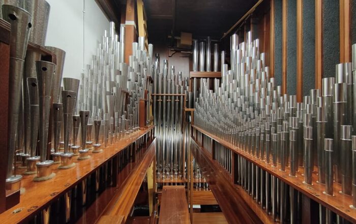 Notre Dame Seminary New Orleans Ruffatti Swell pipes