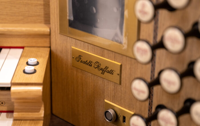 Notre Dame Seminary New Orleans Ruffatti pipe organ console control