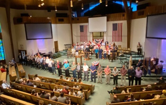inside First Baptist Church of Belleview, Florida