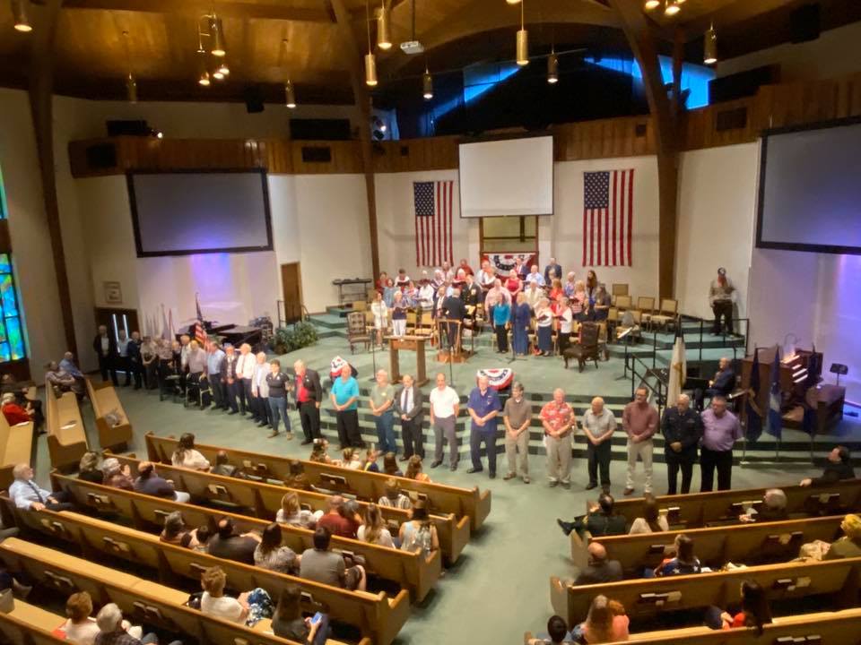 inside First Baptist Church of Belleview, Florida