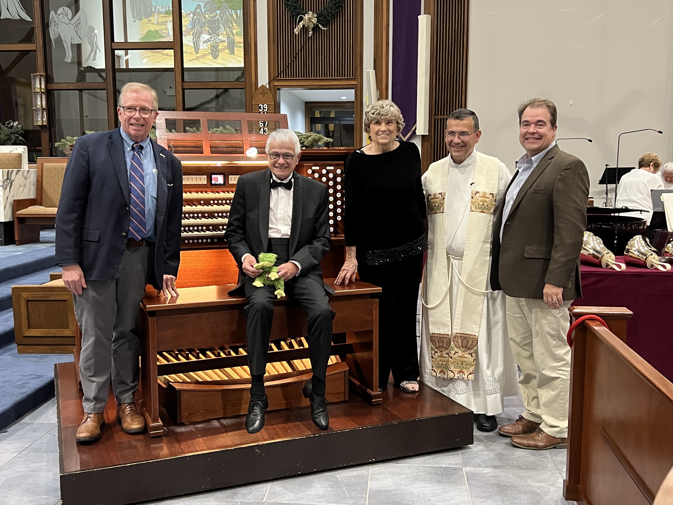 Rodgers organ dedication with Hector Olivera at St Andrew Catholic Church, Cape Coral Florida
